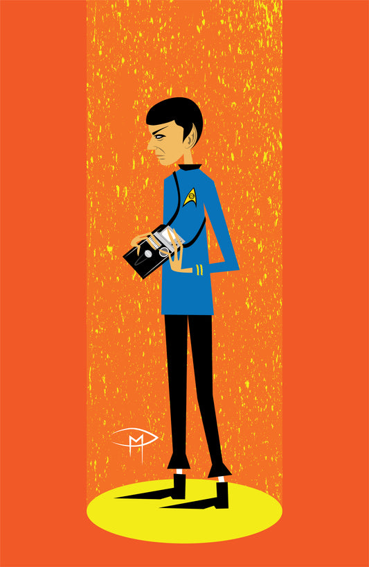 Transporter Spock Poster