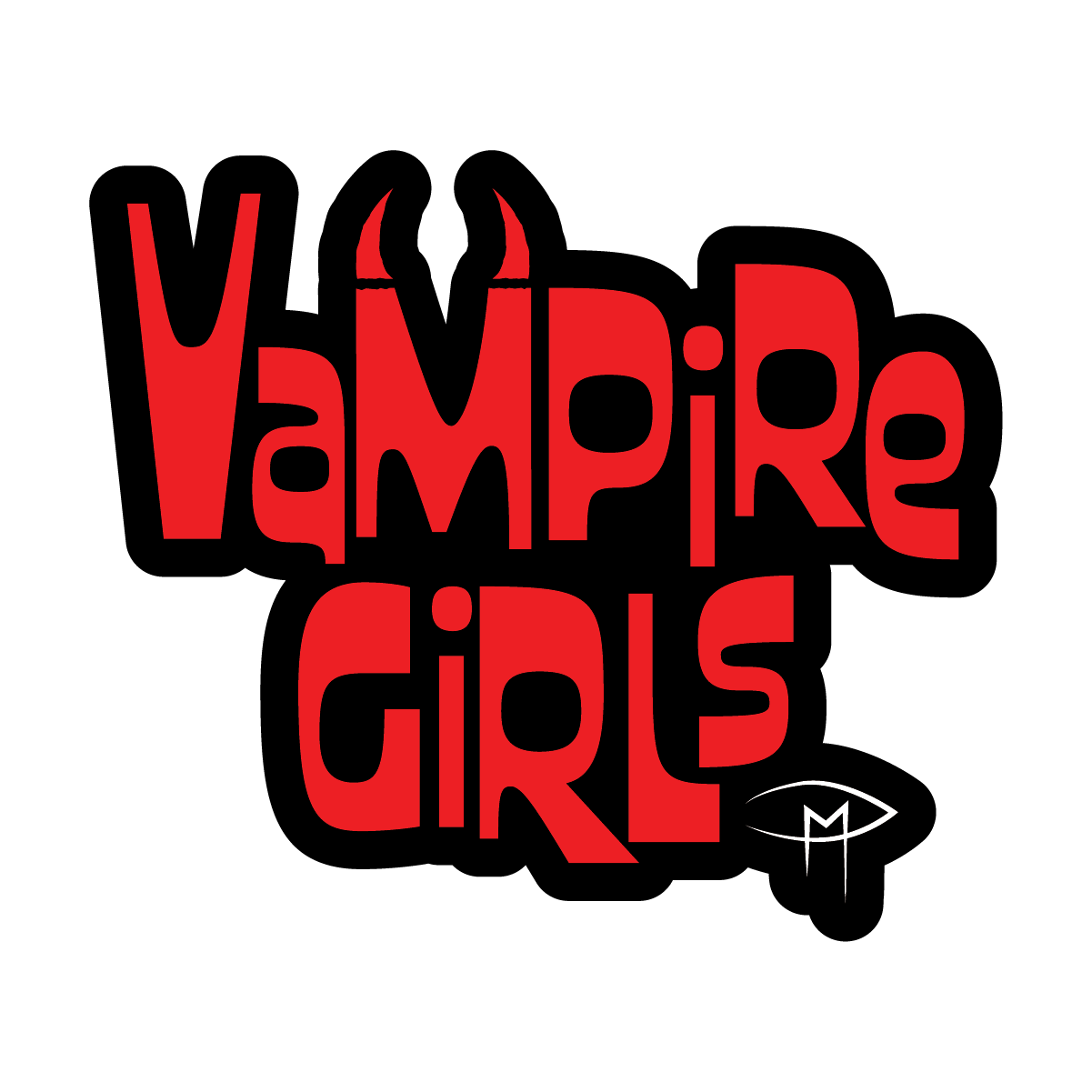 Vampire Girls Set Of 7 Stickers