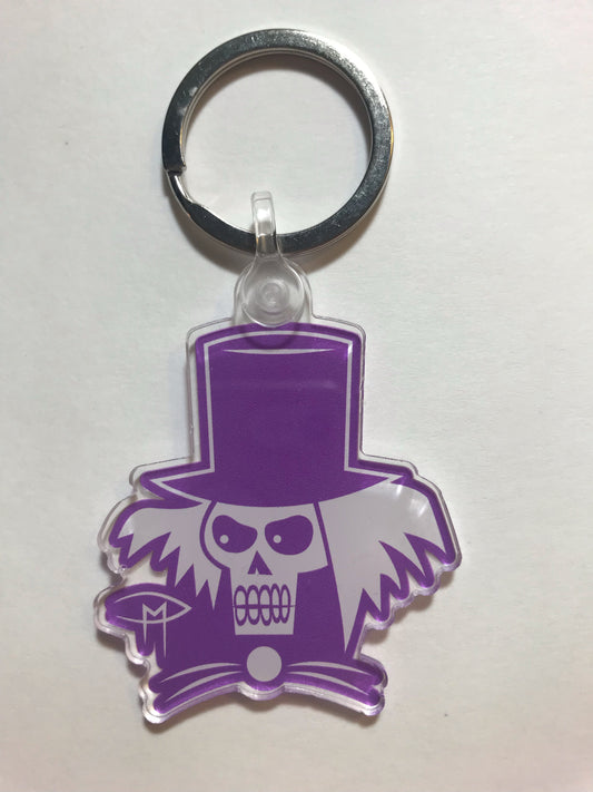 Hatbox Ghost Keychain